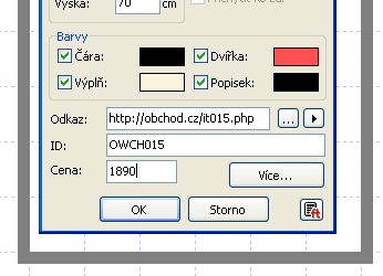 Identifikace objektů v Room Arrangeru