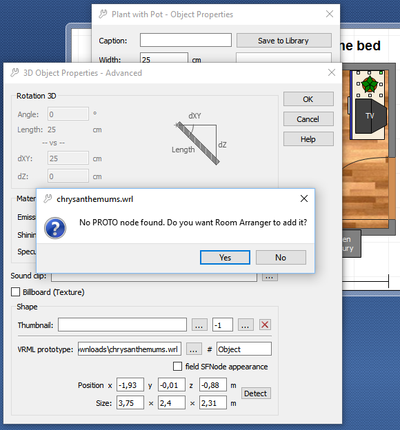 VRML Import Room Arranger